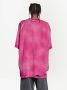 Balenciaga T-shirt met tie-dye print Roze - Thumbnail 4