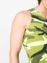Balenciaga Tanktop met camouflageprint Geel - Thumbnail 5
