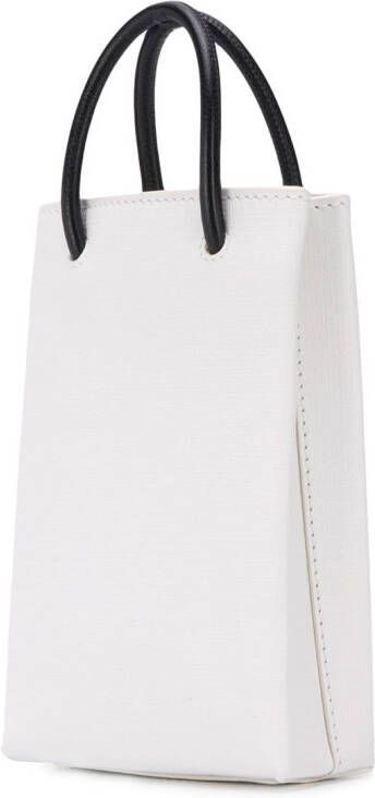 Balenciaga Shopper met logoprint Wit