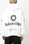 Balenciaga Hoodie met logoprint Wit - Thumbnail 4