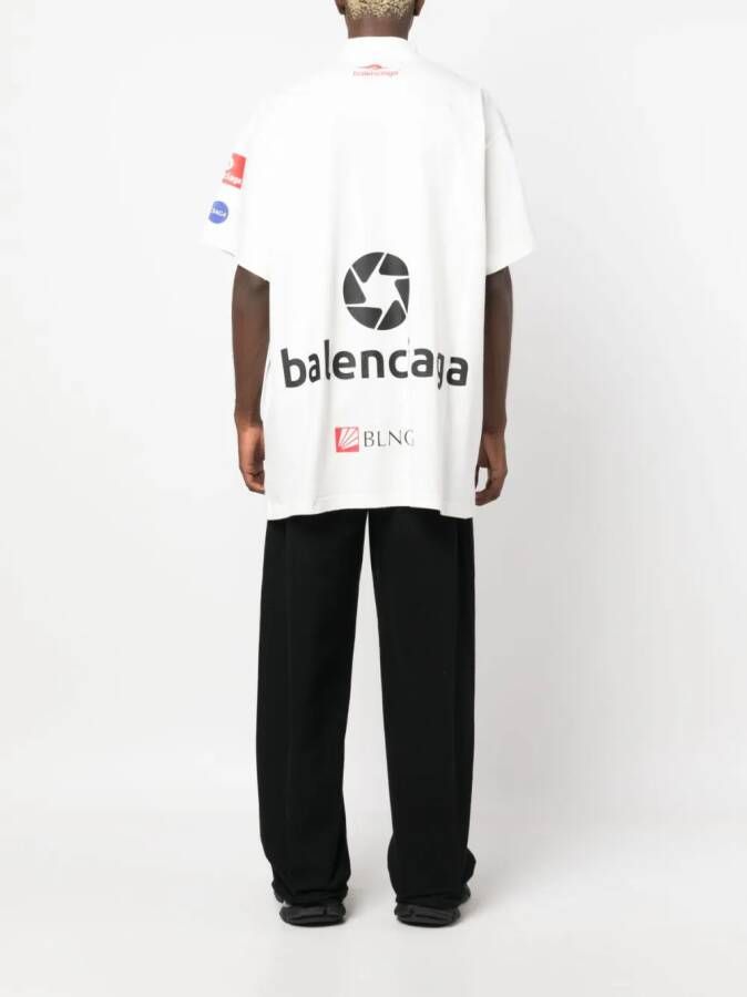 Balenciaga T-shirt met lange mouwen Wit