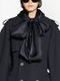 Balenciaga Trenchcoat met dubbele rij knopen Zwart - Thumbnail 5