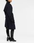 Balenciaga Trenchcoat met pofmouwen Blauw - Thumbnail 4