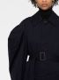 Balenciaga Trenchcoat met pofmouwen Blauw - Thumbnail 5