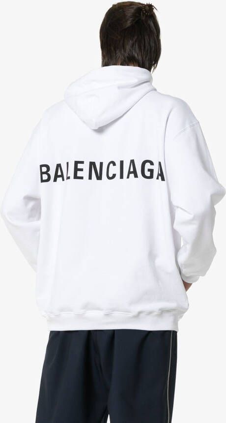 Balenciaga Trui met logoprint Wit