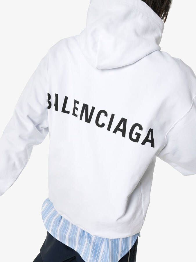 Balenciaga Trui met logoprint Wit