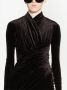 Balenciaga Fluwelen mini-jurk Zwart - Thumbnail 4