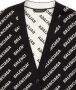 Balenciaga Vest met V-hals Zwart - Thumbnail 3