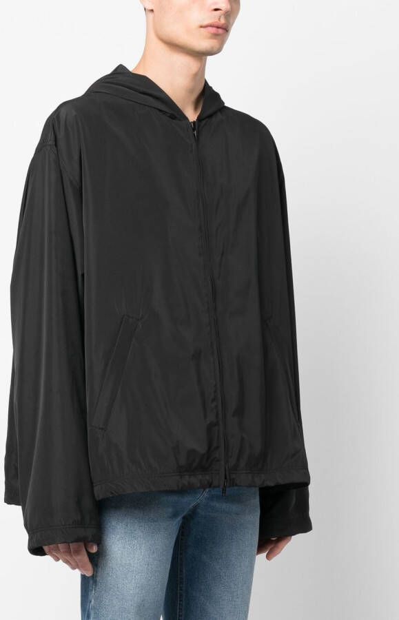 Balenciaga Windjack met logoprint Zwart