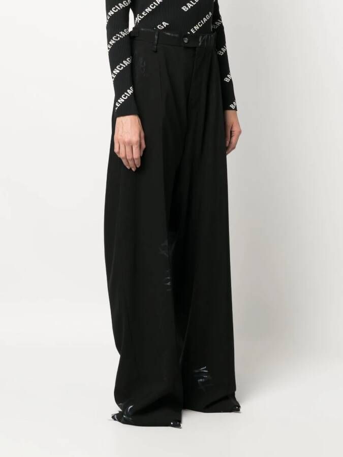 Balenciaga Wollen broek Zwart