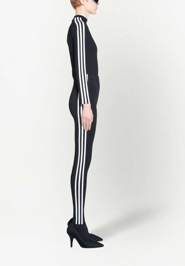 Balenciaga x Adidas legging met logoprint Zwart