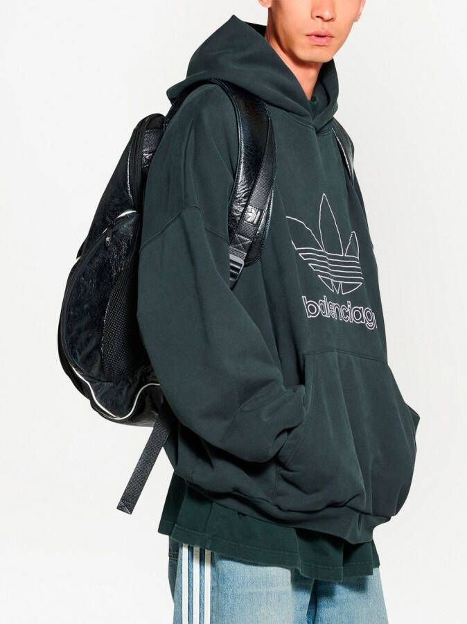 Balenciaga x Adidas oversized hoodie Grijs