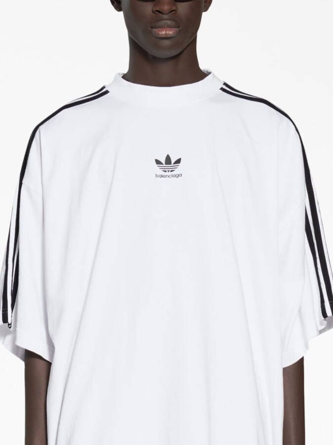 Balenciaga x adidas oversized sweater Wit
