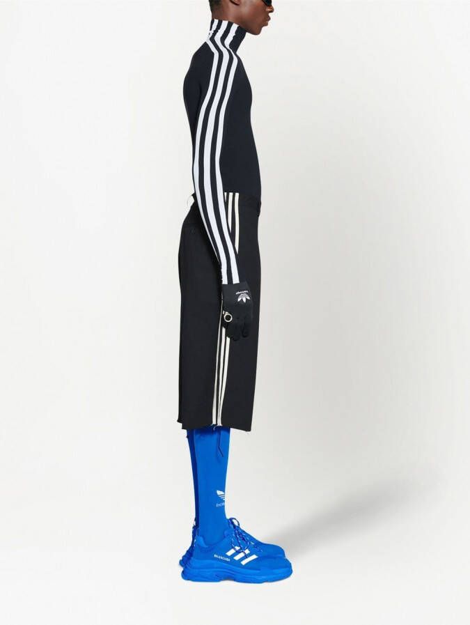 Balenciaga x adidas trainingsshorts met streepdetail Zwart