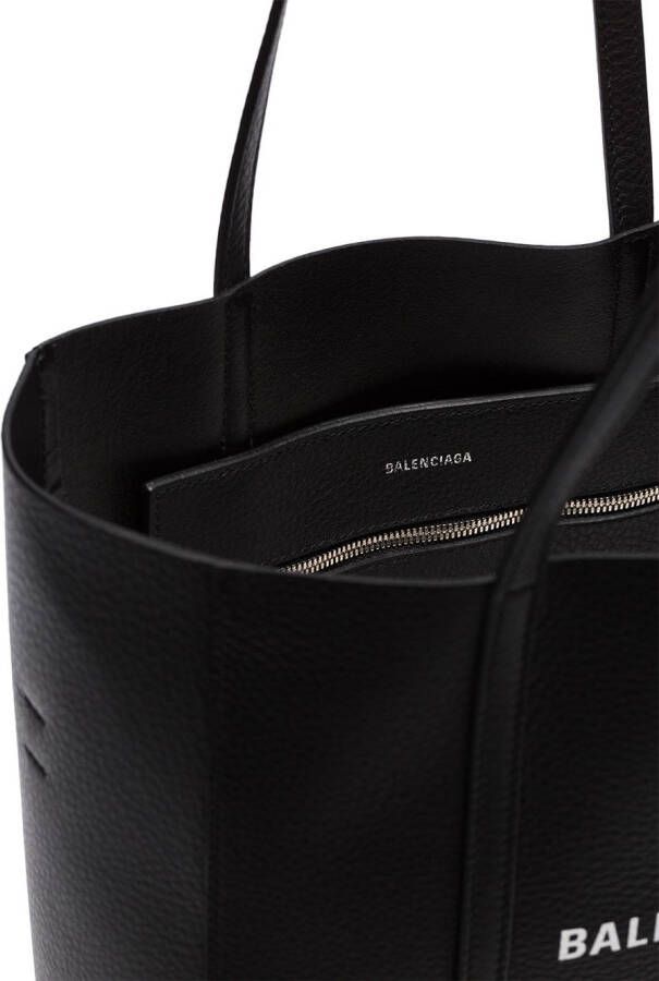 Balenciaga zwarte everyday XS draagtas van leer
