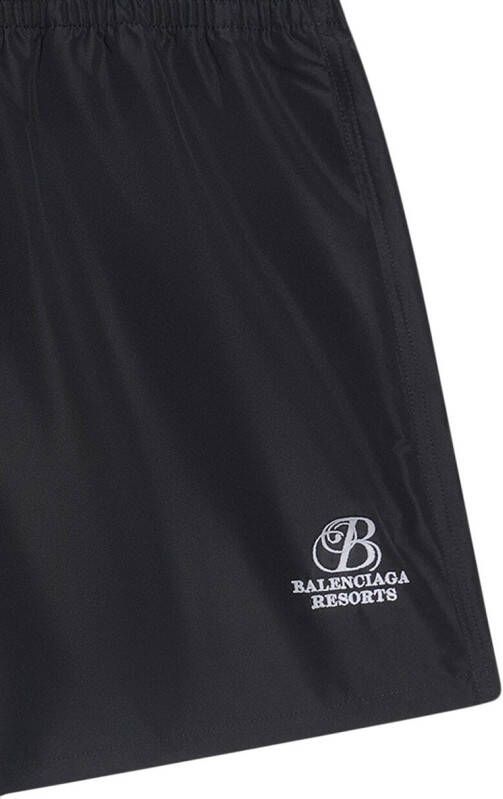 Balenciaga Zwembroek met elastische taille Zwart