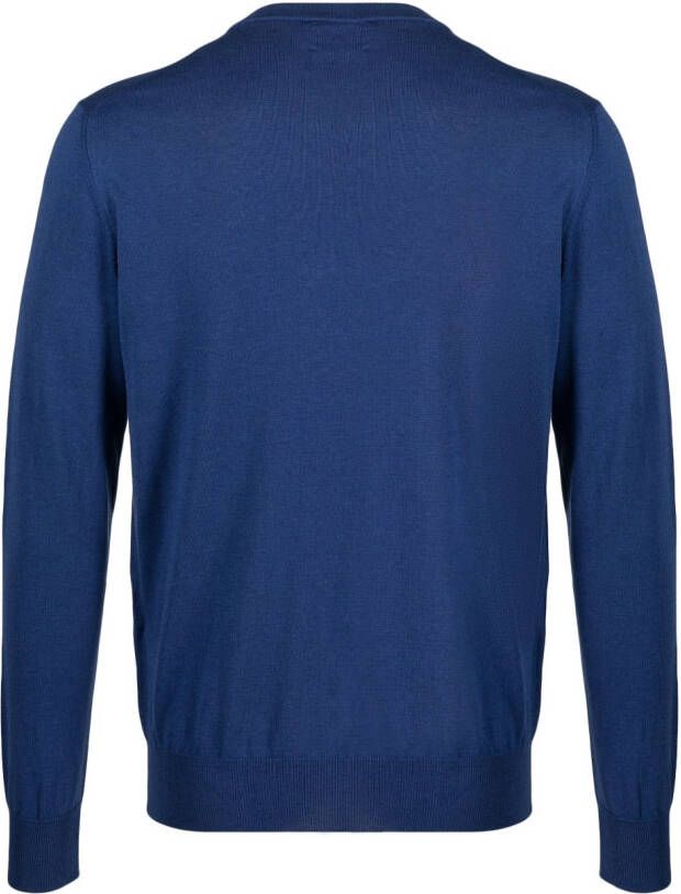 Ballantyne Fijngebreide trui Blauw