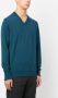 Ballantyne Ribgebreide trui Blauw - Thumbnail 3