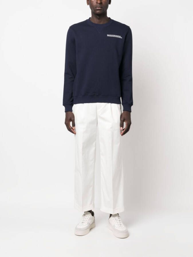 Ballantyne Trui met logoprint Blauw