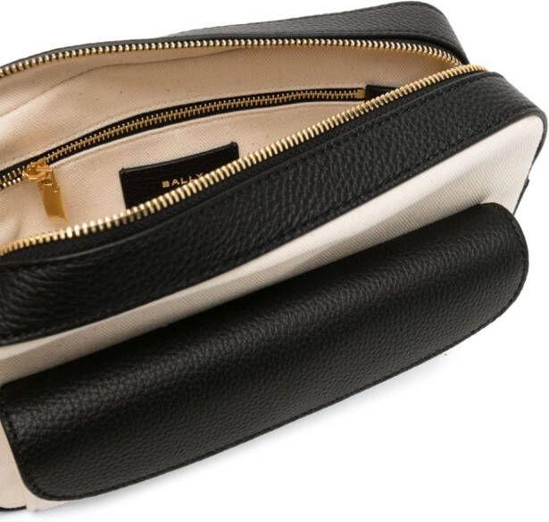Bally Bar Daniel crossbodytas met logoprint Bruin
