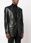 Bally Blazer met enkele rij knopen Zwart - Thumbnail 3