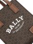 Bally Crystalia schoudertas met monogramprint Bruin - Thumbnail 5