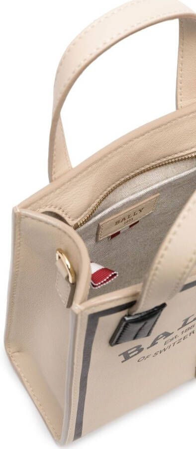 Bally Crystalia shopper met logoprint Beige
