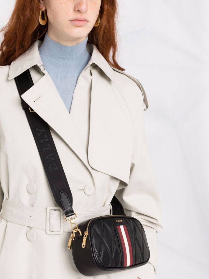 Bally Denni leren crossbodytas Zwart