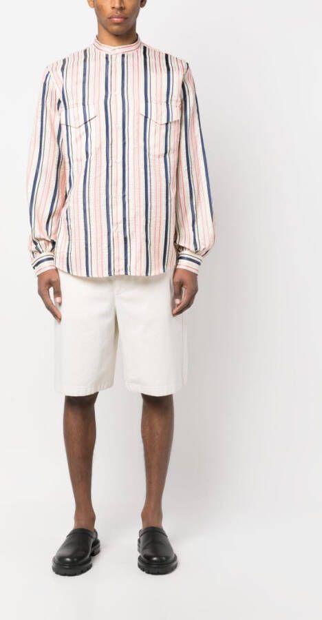 Bally Gestreept overhemd Beige