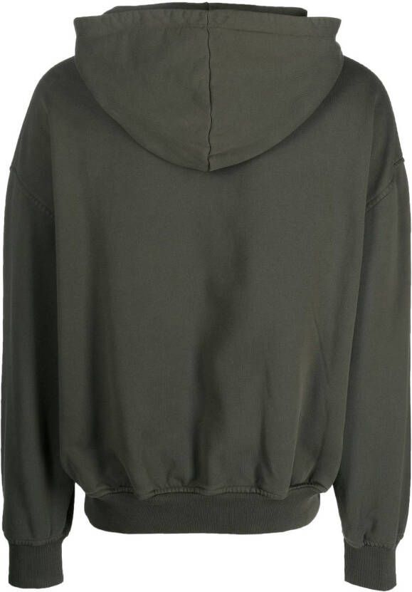 Bally Hoodie met geborduurd logo Groen