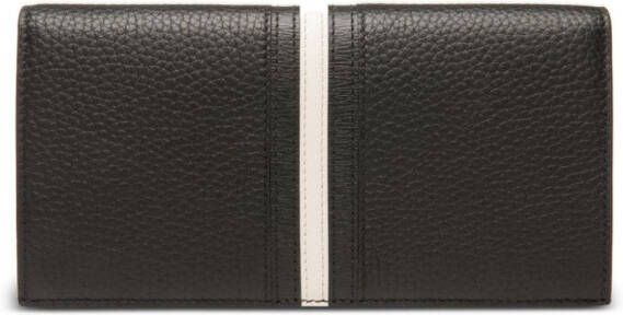 Bally Leren portemonnee Zwart