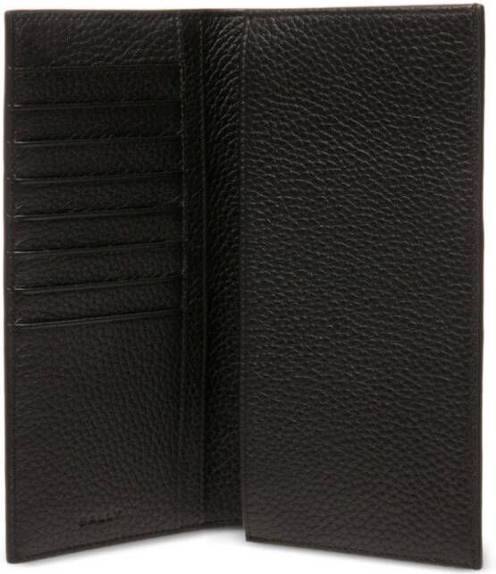 Bally Leren portemonnee Zwart
