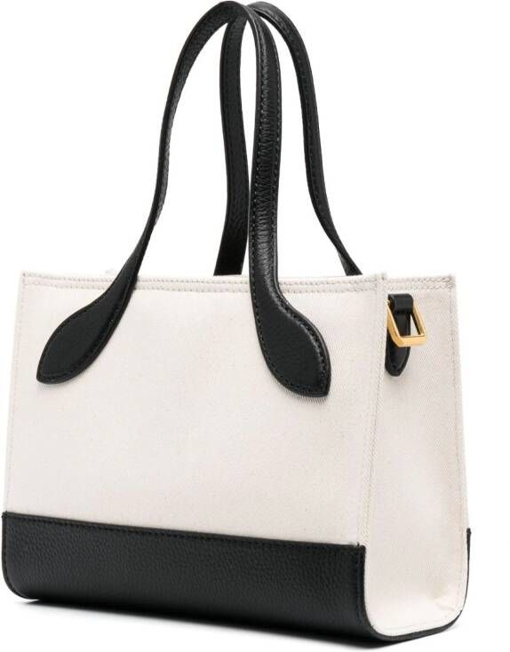 Bally Shopper met colourblocking Beige