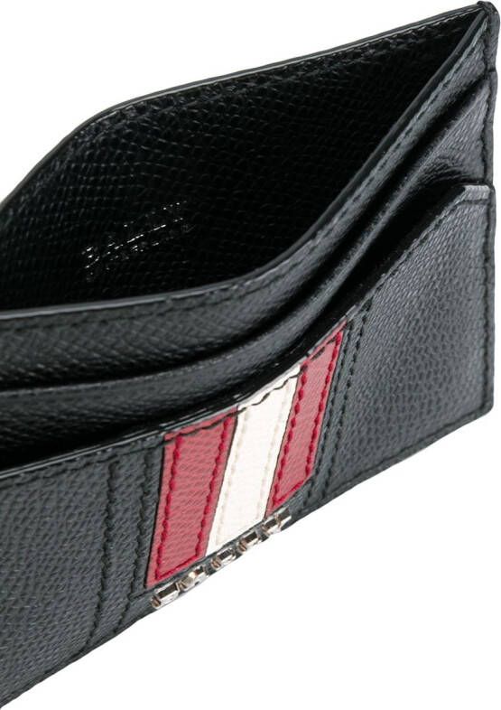 Bally Pasjeshouder met streep Zwart