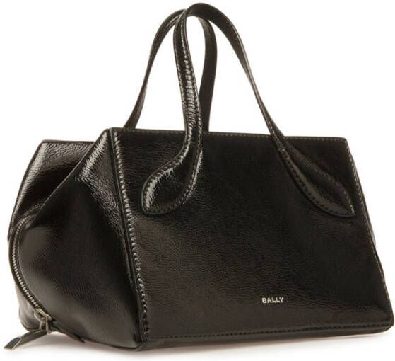 Bally Schoudertas met logoprint Zwart