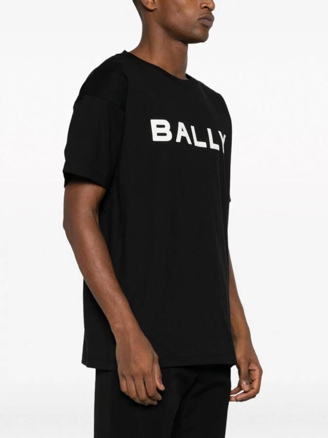Bally T-shirt met logoprint Zwart