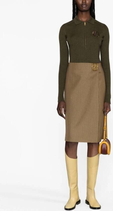Bally Top met geborduurd logo Groen