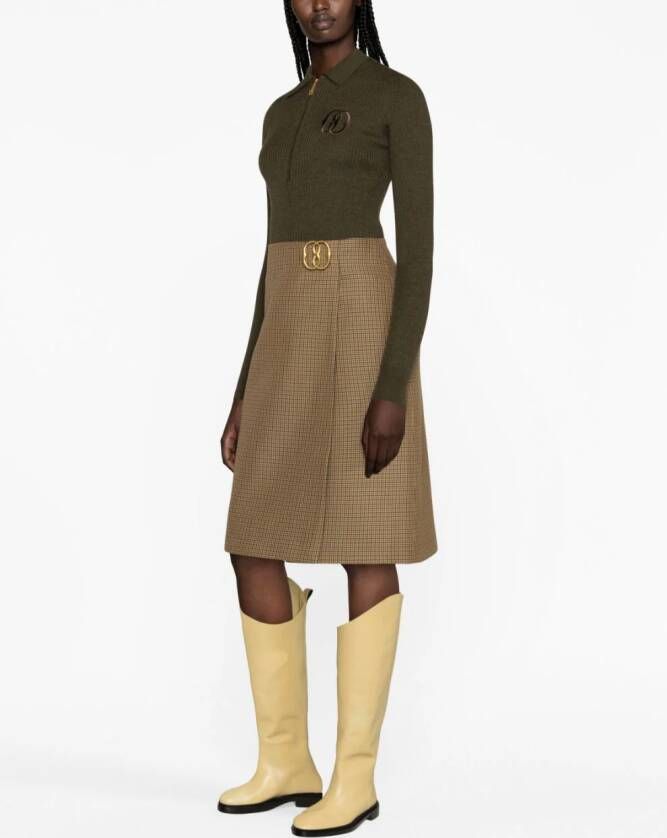 Bally Top met geborduurd logo Groen
