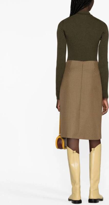 Bally Top met geborduurd logo Groen