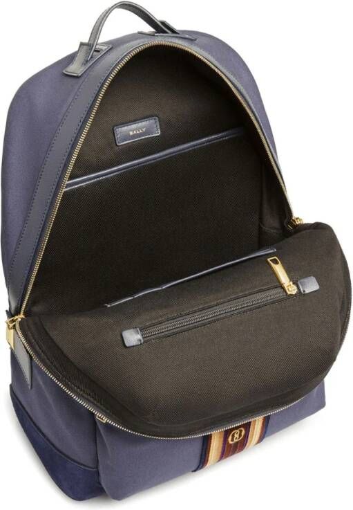 Bally Treck rugzak met gestreept vlak Blauw