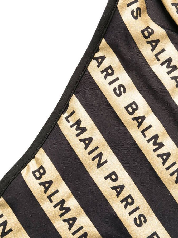 Balmain Asymmetrische bikinitop Zwart