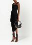 Balmain Lange gedrapeerde jerseyjurk Black Dames - Thumbnail 2
