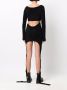 Balmain Asymmetrische mini-rok Zwart - Thumbnail 4