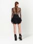 Balmain Asymmetrische rok Zwart - Thumbnail 4