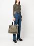 Balmain B-Army 42 canvas tote bag with leather details Green Dames - Thumbnail 8
