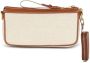Balmain Pochettes Canvas B-Army pouch with leather inserts in bruin - Thumbnail 15