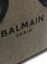 Balmain Shoppers B-Army 26 Shopper Canvas in groen - Thumbnail 8