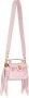 Balmain B-Buzz 19 schoudertas met franje Roze - Thumbnail 4