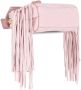 Balmain B-Buzz 19 schoudertas met franje Roze - Thumbnail 5