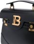 Balmain Zwarte leren tote tas met B-logo plaquette Black Dames - Thumbnail 11